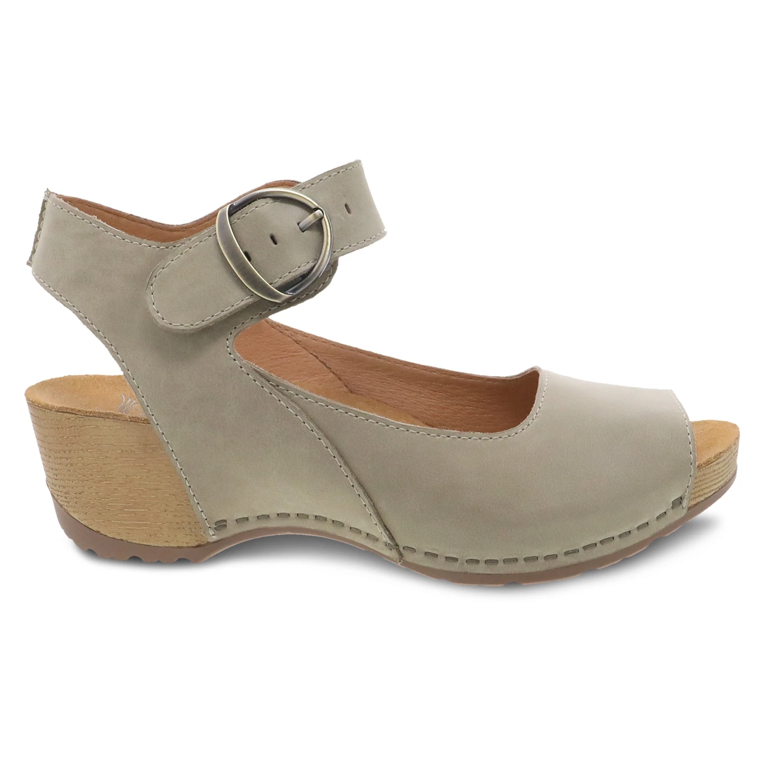 Dansko Tiana Khaki Burnished Nubuck 4 Dansko Tiana Khaki Burnished Nubuck - Image 2