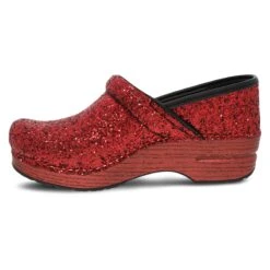 Dansko Professional Red Glitter -Hot Sale Shoe Store 306221094 SDL