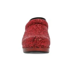 Dansko Professional Red Glitter -Hot Sale Shoe Store 306221094 VF1